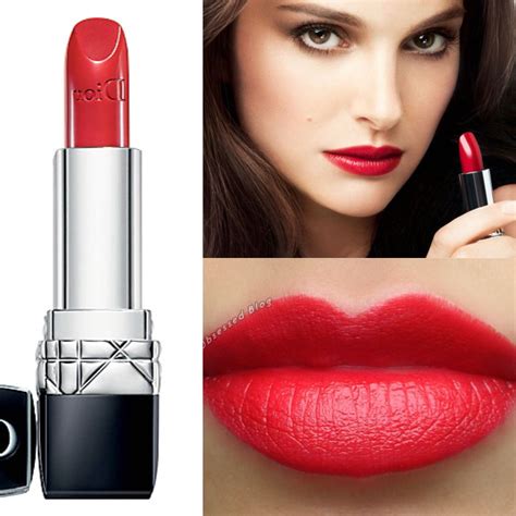 rouge dior 764|dior 999 red lipstick.